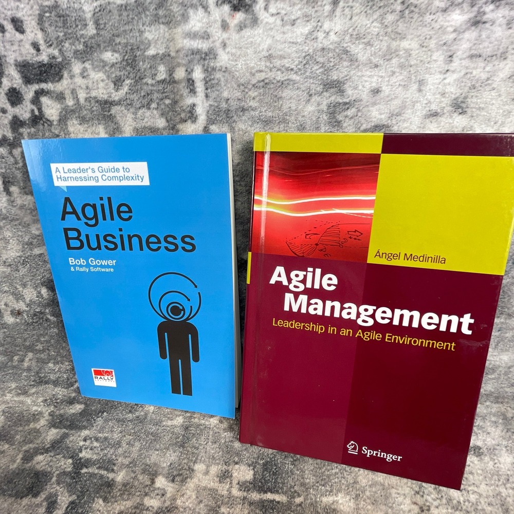 Agile Business & Management Book Lot Bob Gower Angel Medinilla Scrum Kanban
